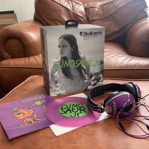 Dinosaur Jr Skullcandy limited edition aviator headphones and 7” inch vinyl